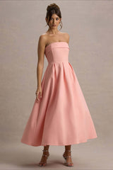 Bandage Strapless Party Dress