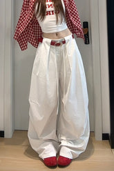 Vintage American Loose Slim Fit Wide Leg Cargo Pants