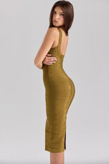 Sexy Scoop Neck Stretch Bodycon Formal Dress