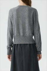 Wool Blend College Style Cardigan