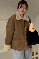 Wool Liner Single Breasted Lapel Jacket