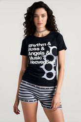 Dark Graphic Fitted T-shirts