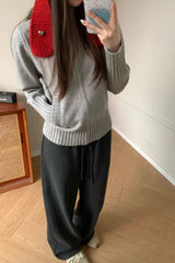 Thick Turtleneck Knit Sweater