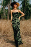 Floral Backless Slip Dress