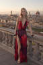 Tie Dye Halter Backless Vacation Dress