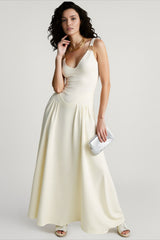 Spaghetti Strap Mesh Maxi Dress