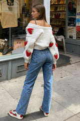 Cute Rib Knit Bandage Crop Top Bodycon Vibrant Midi Skirt Matching Set - Hot Pink