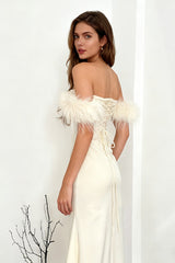 Chic Boat Neck Bodycon Mini Formal Dress