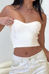 Bodycon Openwork Band Knit Top