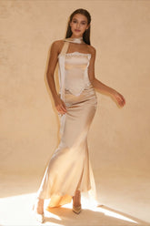 Rhinestone Strapless Party Dress