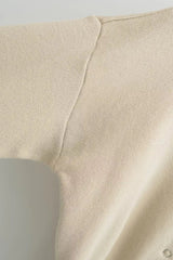 Slim Fit Knit Patchwork Cardigan