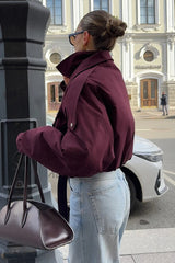 Buttoned Short Street Jacket