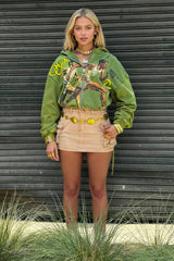 Letter Print Varsity Hoodie