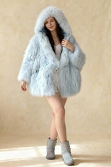 Faux Fur Hooded Jacket