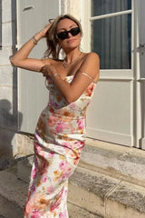 Spaghetti Strap Floral Dress