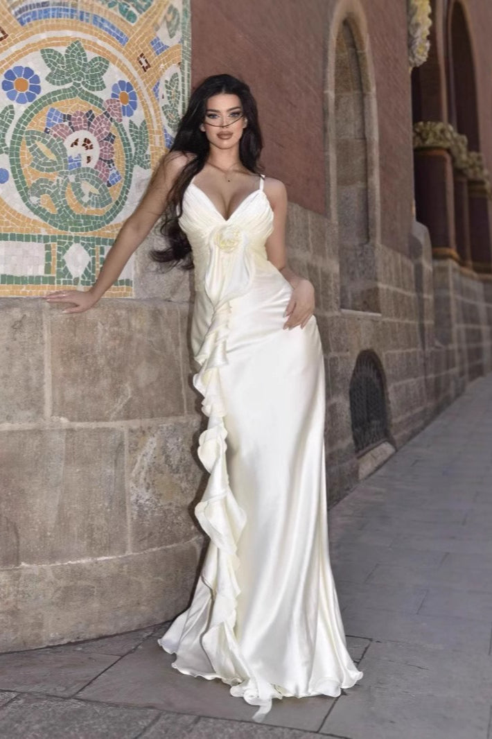 Elegant Slip Backless Maxi Birthday Dress – DressBetty