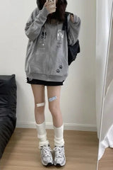 Harajuku Style Cartoon Hoodie