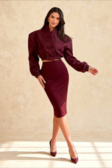 Double Breasted Slim Fit Coat