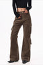 Multi Pocket Stacked Utility Flare Jeans
