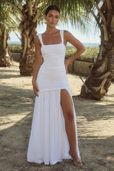 Sultry Square Neck Slip Dress