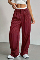 Low Rise Flared Office Chic Tailored Pants