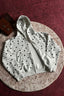 Allover Star Print Relaxed Fit Zip-Up Hoodie