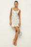Floral Square Neck Work Dress