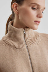 Cozy Half Zip Knit Sweater