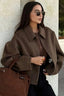 Vintage Lapel Short Jacket