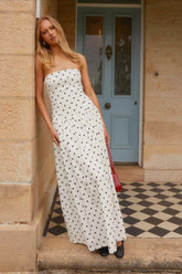 Sexy Strapless Maxi Dress