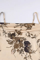 Elegant Retro Sleeveless Floral Dress