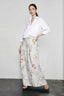Floral Print Pocket Casual Vacation Skirt