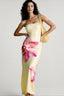 Tube Print Slim Vacation Dress