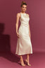 Satin Bodycon Maxi Silk Dress