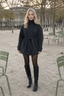 Fashion High Neck With Belt Woolen Overcoats
