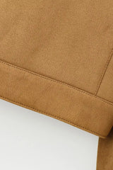 High Collar Zip Slim Short Jacket