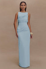 Elegant Sleeveless Backless Slim Slit Long Formal Dress