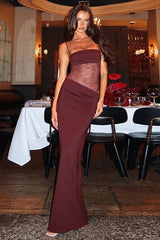 Lace Spaghetti Strap Maxi Dress