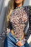 Hot Leopard Print Slim Fit Exotic Bodysuit
