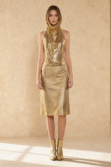 Venus Hoodie Stylish Metallic Top
