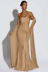 Sequin Slip Evening Gown Prom Dress