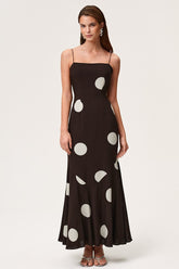 Tie Detail Open Back Slip Dress