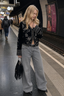 Long Sleeve Embroidered Velvet Jacket