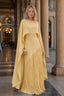 Fringe Hem Slim Fit Shawl Design Boho Dress