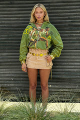 Letter Print Varsity Hoodie