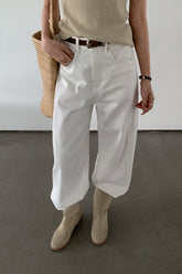 High Waist Casual Versatile Straight Denim Jeans