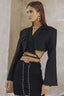 Double Layer Slim Pocket Blazer
