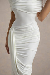Sexy Slim Ruched Backless Chic Formal Dress