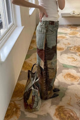 3D Printed Streetwear Baggy Jeans