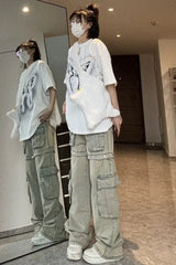 Y2K Detachable Straight Leg Jeans